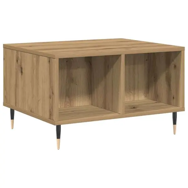 Fynd vidaXL Soffbord artisan ek 60x50x36,5 cm konstruerat trä