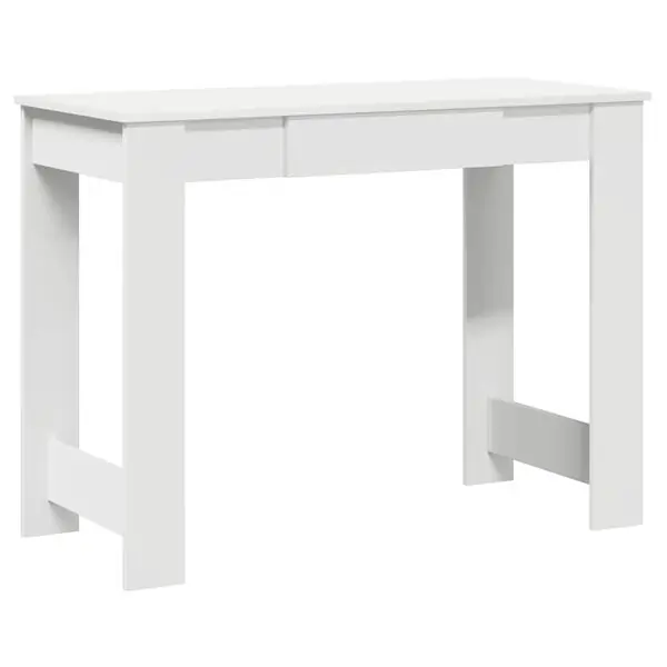 Trygg betalning vidaXL Skrivbord vit 100x45x75 cm konstruerat trä