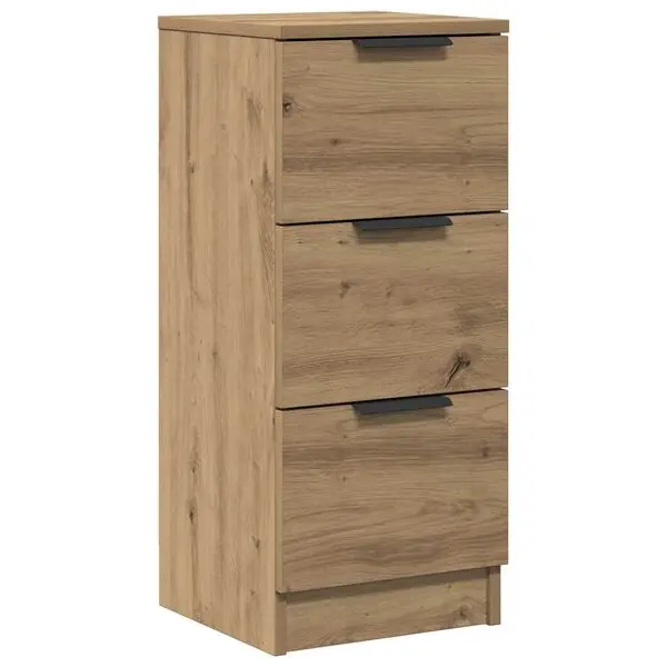 vidaXL Skänk artisan ek 30x30x70 cm konstruerat trä Endast idag