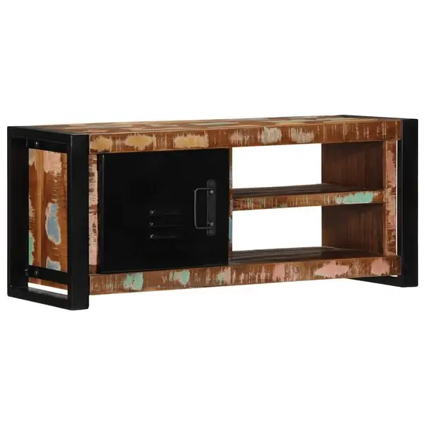 vidaXL Tv-bänk 80x30x35 cm massivt återvunnet trä Kundfavorit