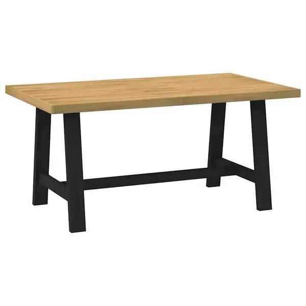 Trygg betalning vidaXL Matbord NOAIN A-formade ben 160x90x75 cm massiv furu
