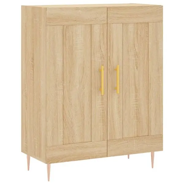 Erbjudandepris vidaXL Skänk sonoma-ek 69,5x34x90 cm konstruerat trä