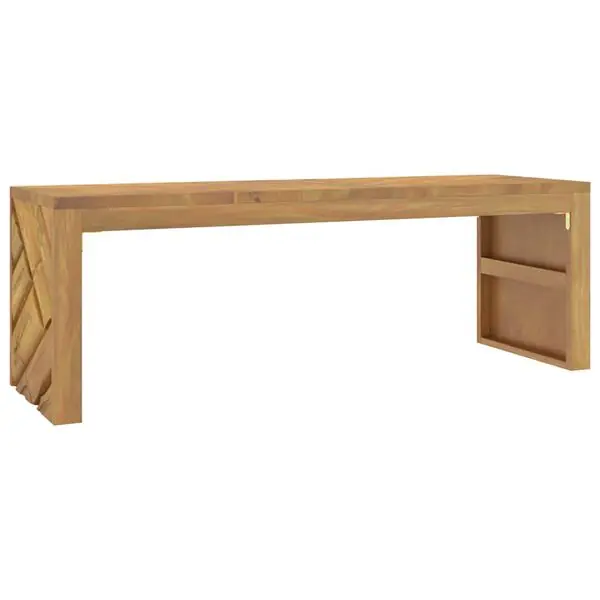 Trygg betalning vidaXL Soffbord 110x35x38 cm massiv teak