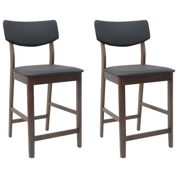Köp nu vidaXL Matstolar 2 pcs Ljusbrun 48 x 49 x 95 cm Massiv Gummiträ
