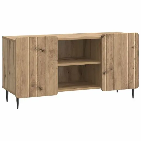 vidaXL TV-skåp Artisan-ek 102 x 34,5 x 52 cm Konstruerat trä Lågt pris