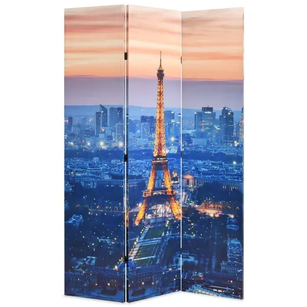 vidaXL Vikbar rumsavdelare Paris i nattetid 120x170 cm Sänkt pris