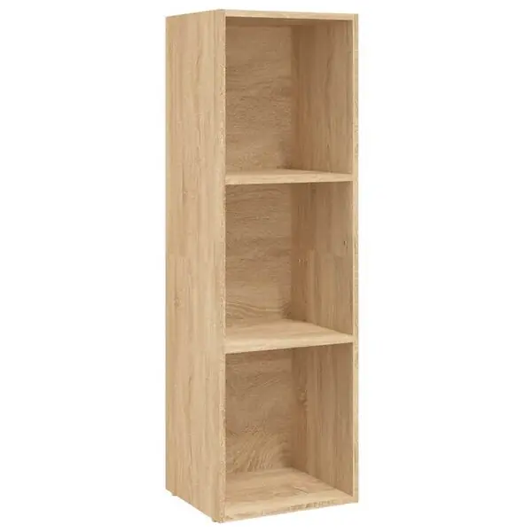 vidaXL Bokhylla/tv-bänk sonoma-ek 36x30x114 cm konstruerat trä Rea