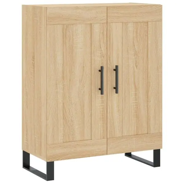 vidaXL Skänk sonoma-ek 69,5x34x90 cm konstruerat trä Endast idag