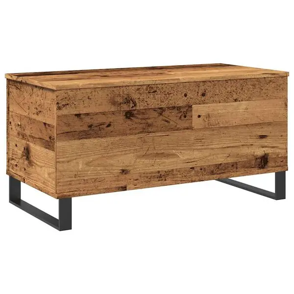 vidaXL Soffbord åldrat trä 90x44,5x45 cm konstruerat trä Rabatter