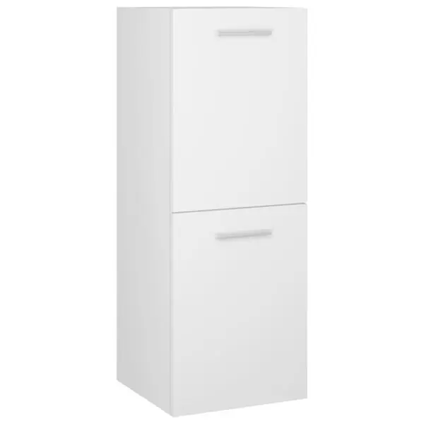 vidaXL Badrumsskåp vit 30x30x80 cm konstruerat trä Köp nu