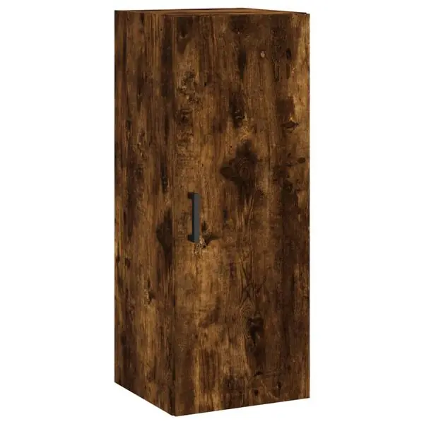 vidaXL Väggskåp rökfärgad ek 34,5x34x90 cm Endast denna vecka