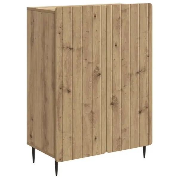 vidaXL Sideboard Artisan-ek 66 x 34,5 x 92 cm Konstruerat trä Begränsat antal