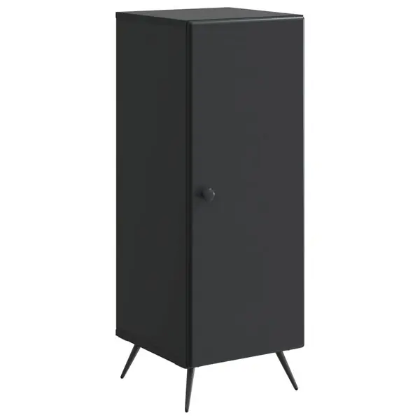 vidaXL Sideboard Svart 33 x 34,5 x 90 cm Konstruerat trä Erbjudandepris