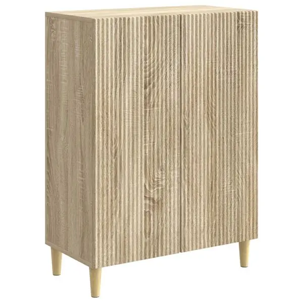 Snabb frakt vidaXL Sideboard Sonoma-ek 66 x 34,5 x 90 cm Konstruerat trä