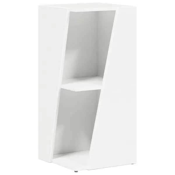 vidaXL Sidobrett Vit 33 x 32 x 70,5 cm Konstruerat trä Endast denna vecka