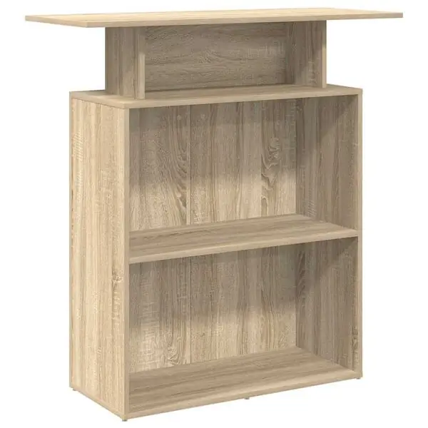 Utförsäljning vidaXL Receptionsdisk Sonoma Ek 100x40x104 cm Konstruerat trä