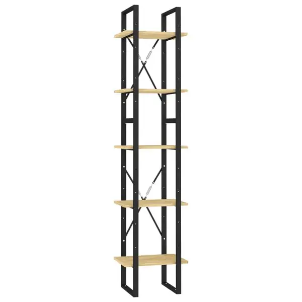 Erbjudandepris vidaXL Bokhylla 5 hyllplan 40x30x175 cm massiv furu