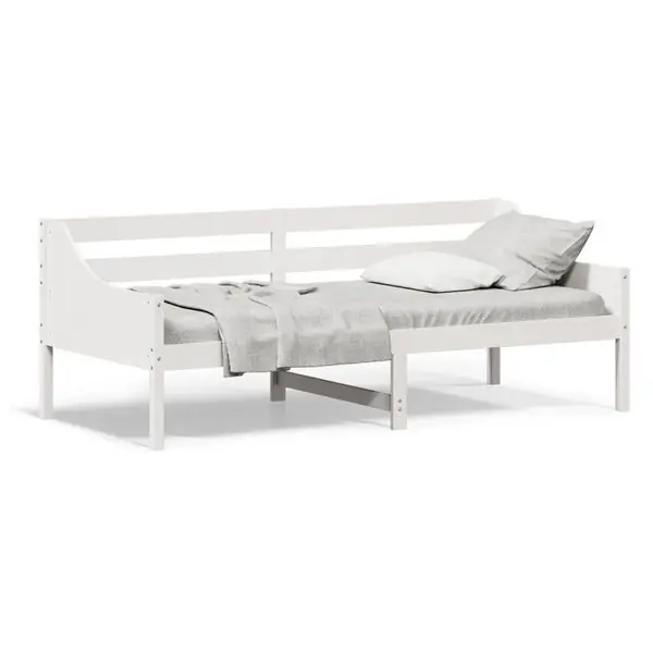 vidaXL Dagbädd utan madrass vit 80x200 cm massiv furu Reapris