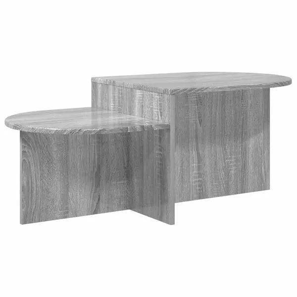 vidaXL Kaffeebord Grå sonoma-ek 100 x 50 x 40 cm Konstruerat trä Populär