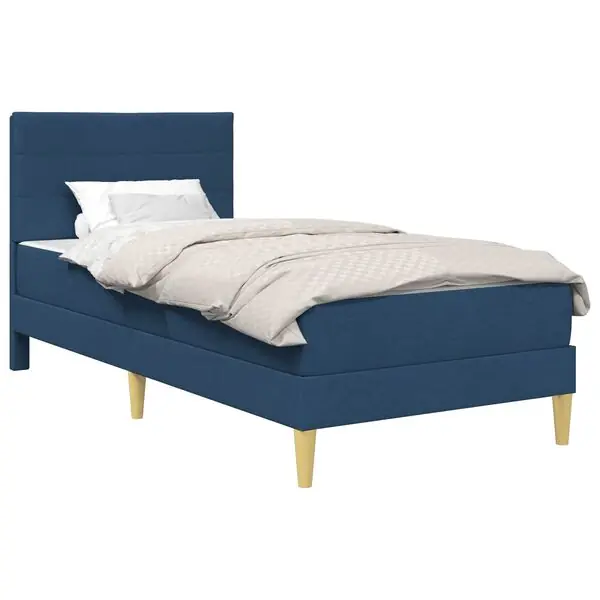 Kampanj vidaXL Sängram Blå 80 x 200 cm Polyester