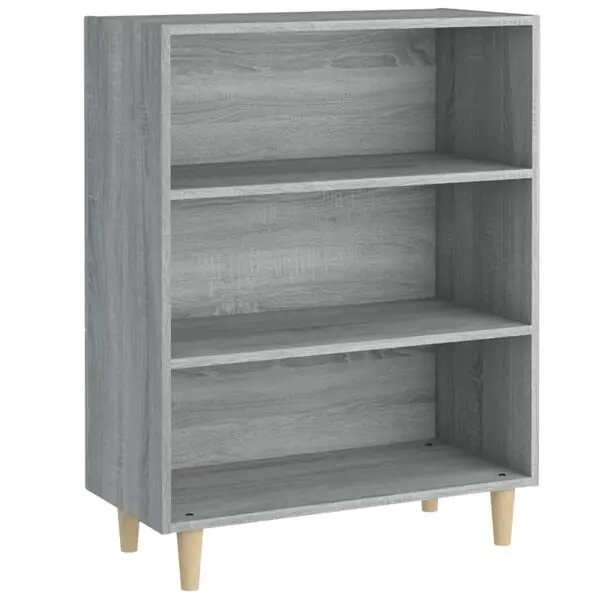 Sista chansen vidaXL Skänk grå sonoma-ek 69,5x32,5x90 cm konstruerat trä