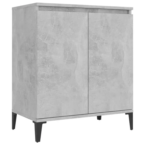 Handla nu vidaXL Skänk betonggrå 60x35x70 cm konstruerat trä