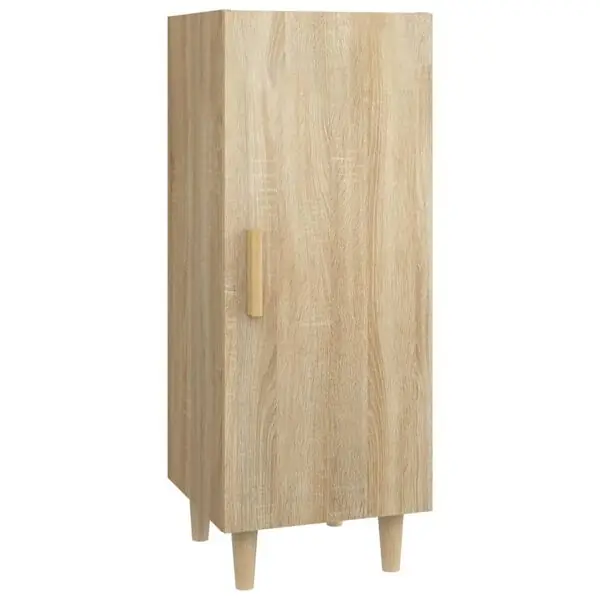 vidaXL Skänk sonoma-ek 34,5x34x90 cm konstruerat trä Lågt pris