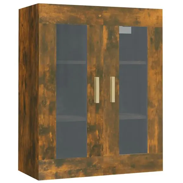 vidaXL Väggskåp Rökfärgad ek 69,5x34x90 cm Köp nu