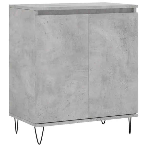 vidaXL Byrå betonggrå 60x35x70 cm konstruerat trä Fynd