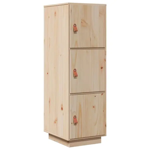 vidaXL Högskåp 34x40x108,5 cm massiv furu Sista chansen