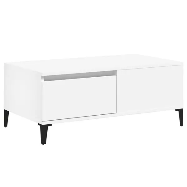 Beställ nu vidaXL Soffbord vit 90x50x36,5 cm konstruerat trä
