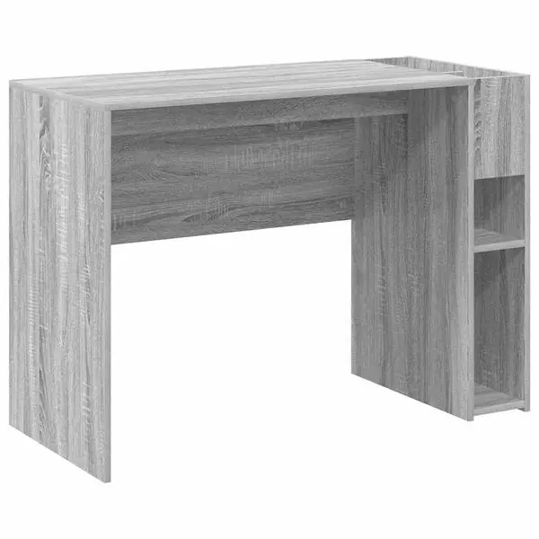 Kundfavorit vidaXL Skrivbord Grå Sonoma 109 x 50 x 78 cm Konstruerat trä