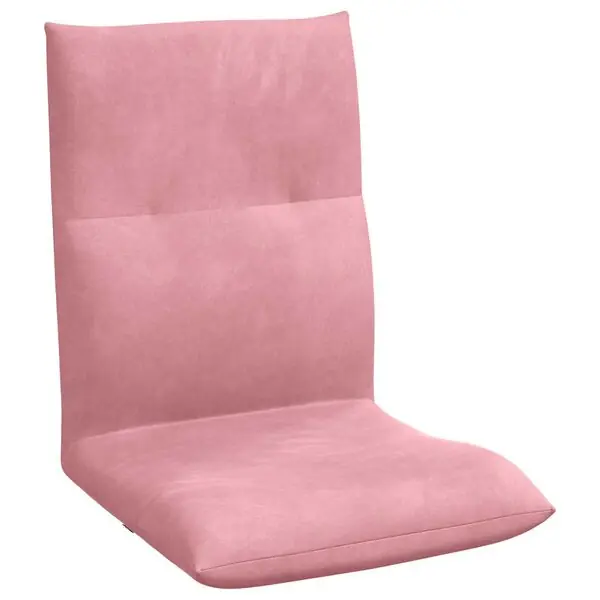 Kampanjpris vidaXL Golvstol Rosa 46 x 50 x 61 cm Sammet