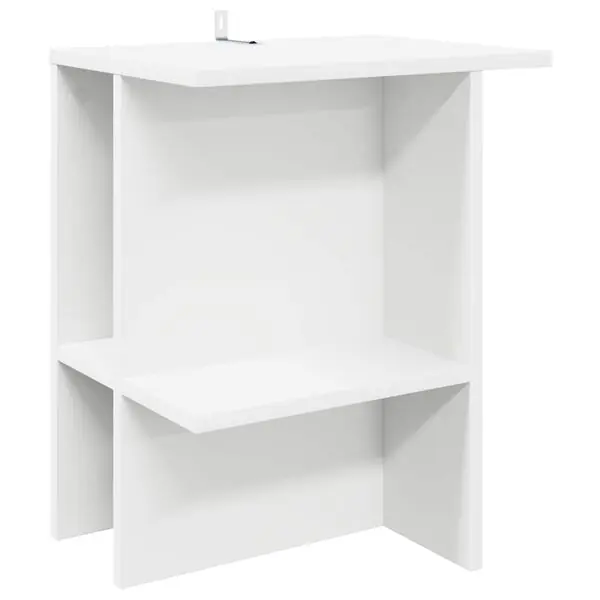 Erbjudandepris vidaXL Kaffeebord Vit 40 x 30 x 49 cm Konstruerat trä