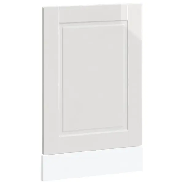 vidaXL Diskmaskinspanel Porto högglans vit 45x1,5x57cm konstruerat trä Lågt pris