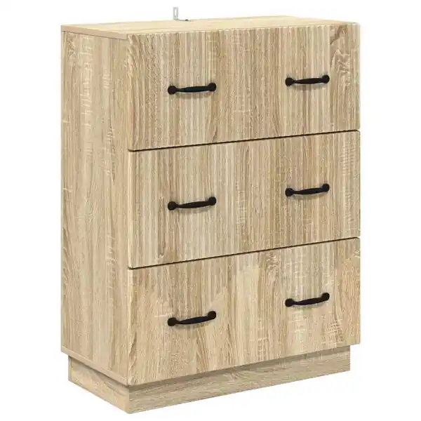 Begränsat antal vidaXL Lådans skåp Sonoma-ek 66 x 34,5 x 87 cm Konstruerat trä