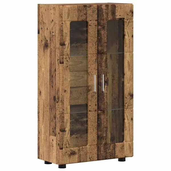 vidaXL Sideboard FLORIN Gammalt trä 55,5 x 29 x 100 cm Konstruerat trä Extra rabatt