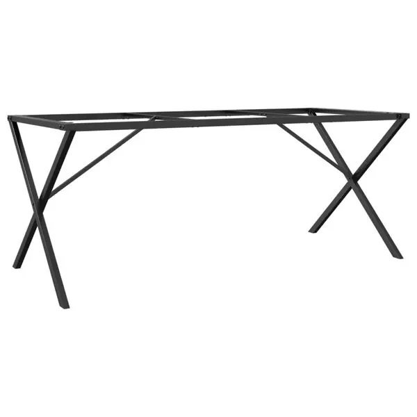 vidaXL Bordsben för matbord X-ram 160x80x73 cm stål Trygg betalning