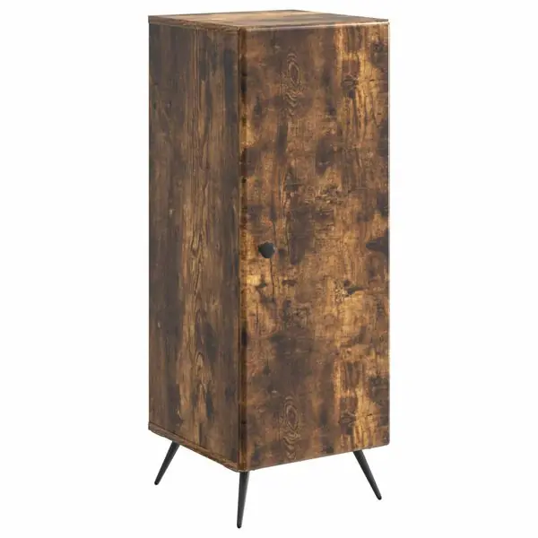 Premium vidaXL Sideboard Rökt ek 33 x 34,5 x 90 cm Konstruerat trä