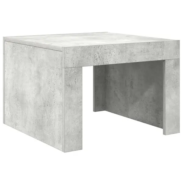 vidaXL Soffbord betonggrå 50x50x35 cm konstruerat trä Nedsatt pris