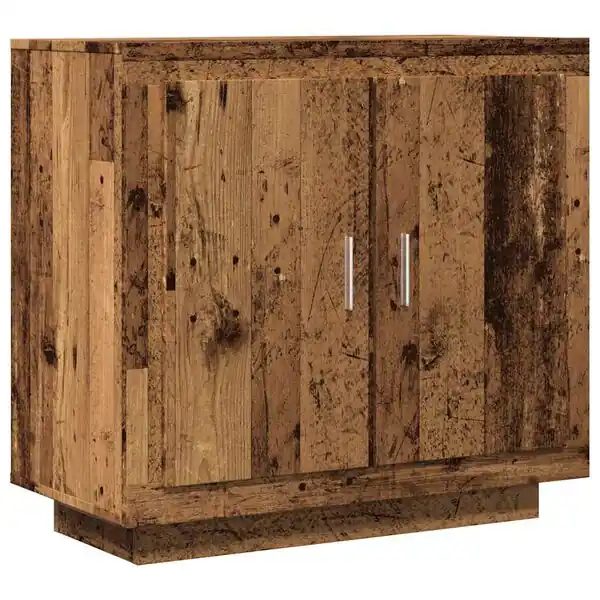vidaXL Skänk åldrat trä 80x40x75 cm konstruerat trä Kampanj
