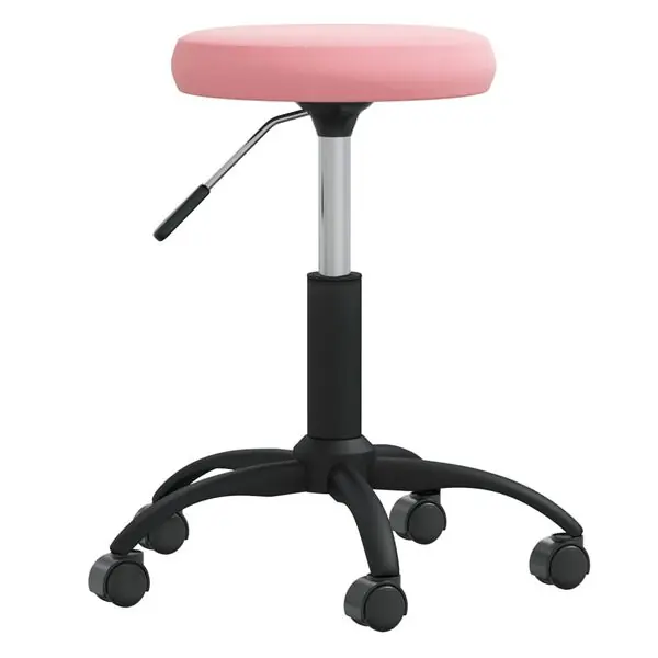 vidaXL Matstol rosa sammet Fynd