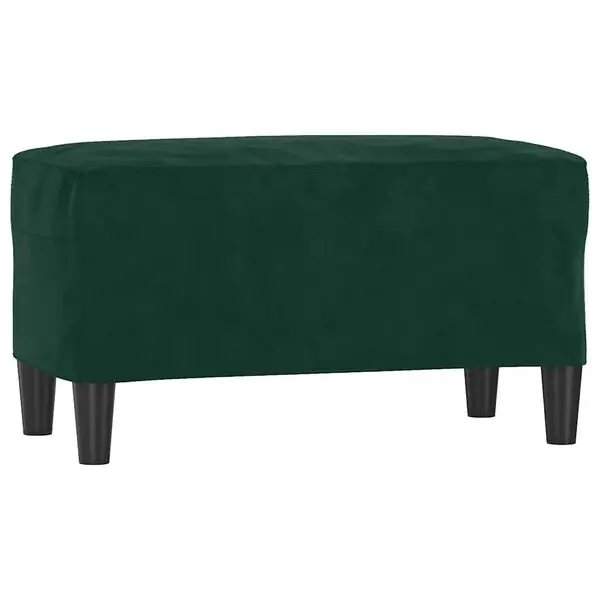 Expressleverans vidaXL Bänk mörkgrön 70x35x41 cm sammet