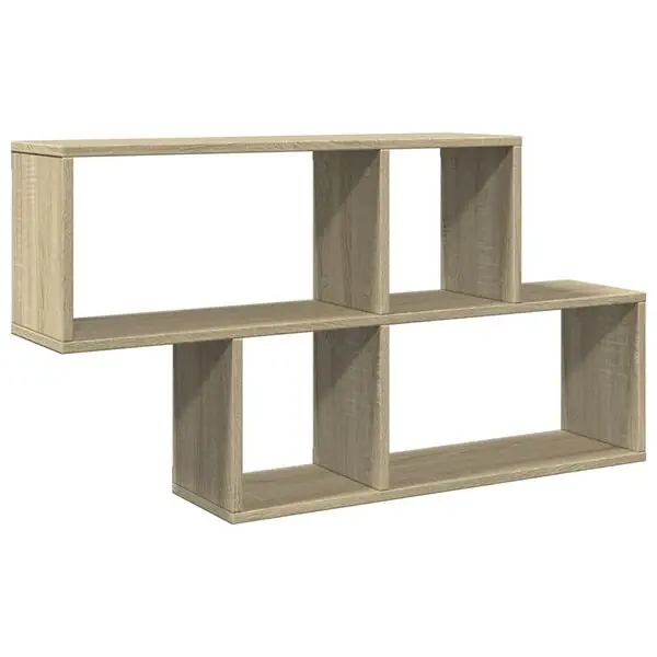 vidaXL Vägghylla sonoma-ek 100x20x53 cm konstruerat trä Rabatter