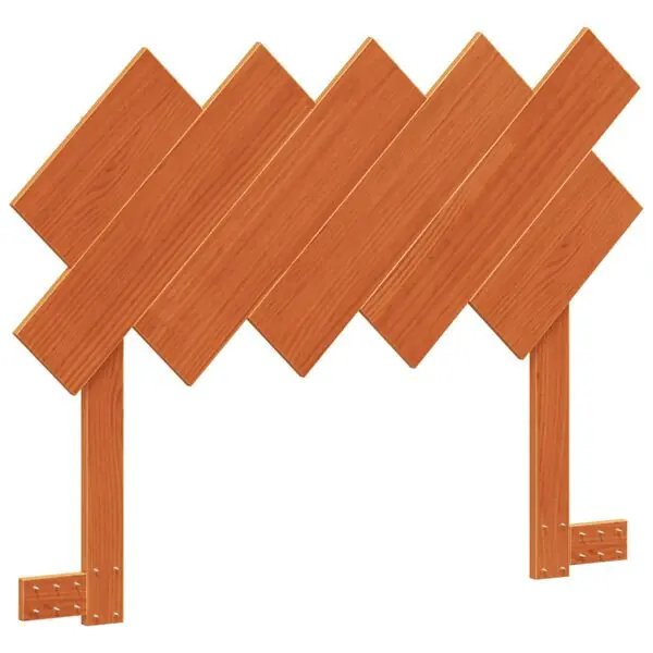 vidaXL Huvudgavel vaxbrun 100 cm massiv furu Reapris