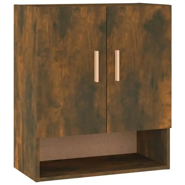 vidaXL Väggskåp rökfärgad ek 60x31x70 cm konstruerat trä Begränsat erbjudande