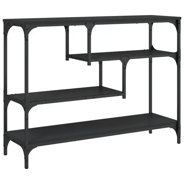 Billigare vidaXL Konsolbord svart 100x30x75 cm konstruerat trä