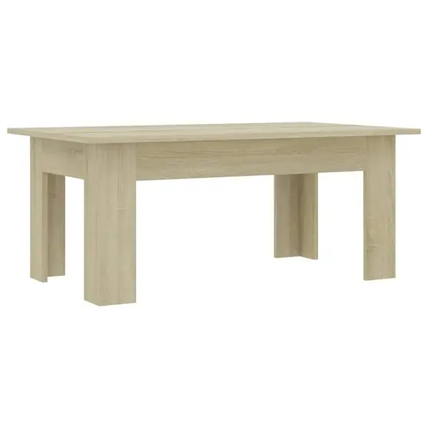 vidaXL Soffbord sonoma-ek 100x60x42 cm konstruerat trä Köp nu