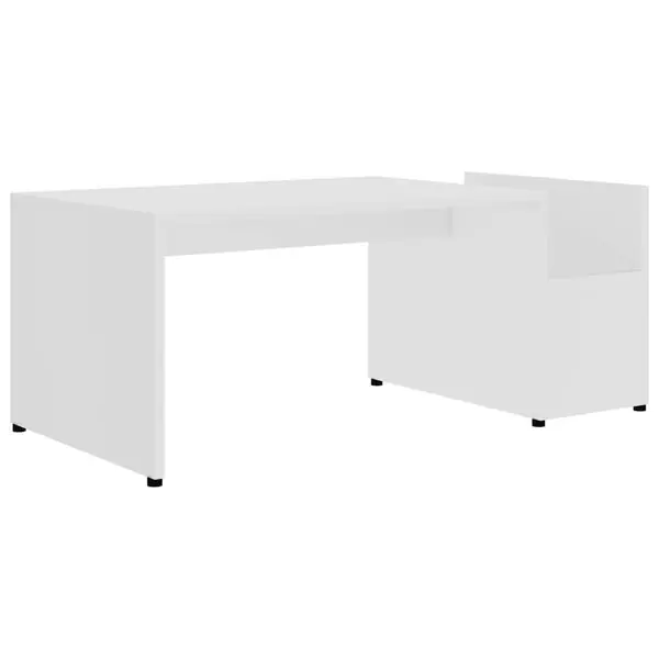 vidaXL Soffbord vit 90x45x35 cm konstruerat trä Lågt pris