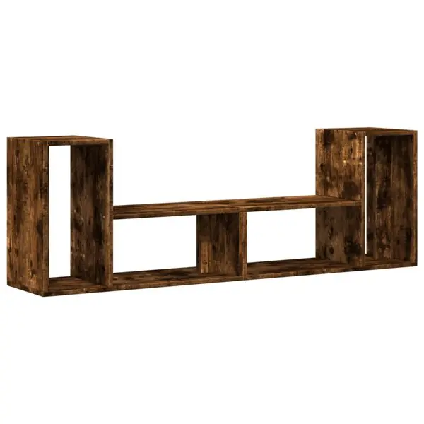 vidaXL Tv-bänkar 2 st 75x30x50 cm rökfärgad ek Beställ idag